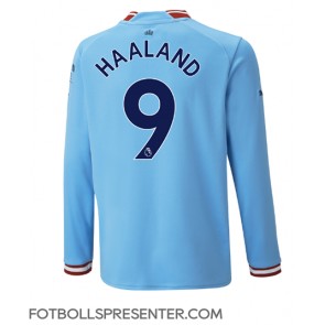 Manchester City Erling Haaland #9 Hemma Matchtröja 2022-23 Långärmad